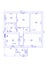 Floorplan. Set of groundfloor blueprints. Floor plan.