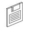 floppy disk data storage icon