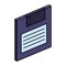 floppy disk data storage icon