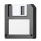 Floppy disk high quality 3D render illustration. Save data information concept icon.