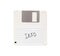 Floppy Disk - Technology from the past on white