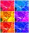 floral abstract colorful backgrounds collage