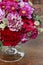 Floral arrangement with gerbera, carnation, chrysanthemum and de