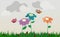 Floral background image for children related websites