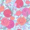 Floral background. Peonies. Flower pattern. Floral wallpaper.
