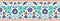 Floral border for your design. Traditional Turkish ï¿½ Ottoman seamless ornament. Iznik.