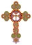 Floral Celtic cross
