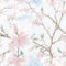 Floral Elegance Sakura Blossom Pattern Showcase