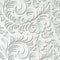 Floral elegant paper lace ornamental white background. vector eps10