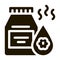 floral elixir bottle icon Vector Glyph Illustration