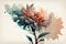 Floral Fusion: A Double Exposure Watercolor Wonderland