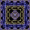 Floral greek colorful vector 3d  seamless pattern. Ornamental ethnic style ornate background. Greek key meanders symmetrical