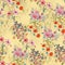 Floral Hand Made Digital Design Pattern, colours available in design,