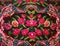 Floral handmade carpet. Beautiful background