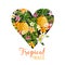 Floral Heart Graphic Design