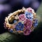 Floral-inspired Jewelry Collection with Vibrant Gemstones