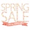 Floral Letters Spring Sale Graphic