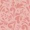 Floral love seamless pattern