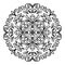 Floral mandala design, decorative round ornaments.