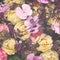 Floral matte background.