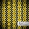 Floral mesh Gold vintage geometric seamless pattern vector illus