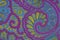 floral ornamental fabric texture