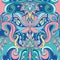 Floral paisley indian ornate seamless pattern