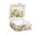 Floral pattern box decorated with decoupage paper