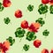 Floral Pattern Clover Flowers