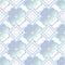 Floral pattern for graphic design. Japanese sakura. Blue and white.