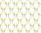 Floral pattern, seamless, yellow buds, white background, vector.