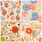 Floral pattern set