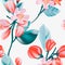 Floral pattern, vecto print, small tiny rose botanical digital printing flower textile seamless pattern  vector wallpaper. Fabric