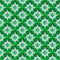 Floral print. Clover leaves seamless vector pattern. St. Patrick s Day background. Shamrock wallpaper