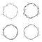 Floral Round Wreath Set