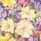 Floral seamless background. gentle flower pattern.