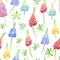 Floral seamless pattern.