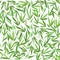 Floral seamless pattern bamboo leaves