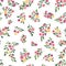 Floral seamless pattern. Flower background. Floral seamless texture with flowers. Flourish tiled decorative drawn ornamental