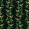 Floral seamless pattern with olive branches.