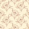 Floral seamless pattern. Peony 2