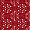 Floral seamless pattern red color