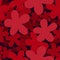 Floral seamless pattern with red flowers