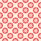 Floral seamless pattern. Red and white shabby