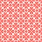 Floral seamless pattern. Red and white shabby