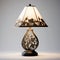 Floral Shade 3d Table Lamp With Luminous Shadows And Soft Lighting