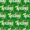 Floral spring seamless pattern background with white text letter ornament beautiful calligraphy flower poster