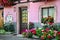 Floral streets of Alsace, France