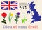 Floral symbols of United Kingdom of Great Britain