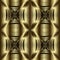 Floral textured gold 3d vector seamless pattern. Ornamental surface grunge background. Drapery repeat symmetrical golden